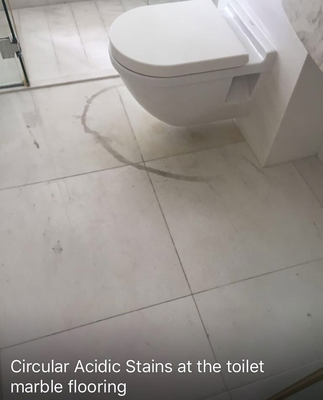 Toilet Before Polishing
